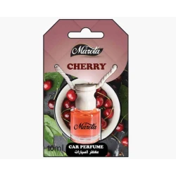 معطر سيارة ماروتا برائحة الكرز الأحمر الفواحة سعة 8 مل - فواحة زجاجية أنيقة برباط تعليق، عطر مركز ومنعش يدوم طويلاً لإضفاء لمسة فخامة وجاذبية
