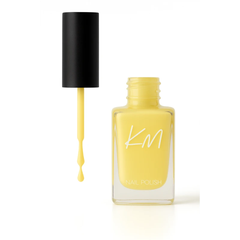 KM Nail Polish No 124 Brilliant Shine Long Lasting Manicure Essential 12ml for Vibrant Nails - Km
