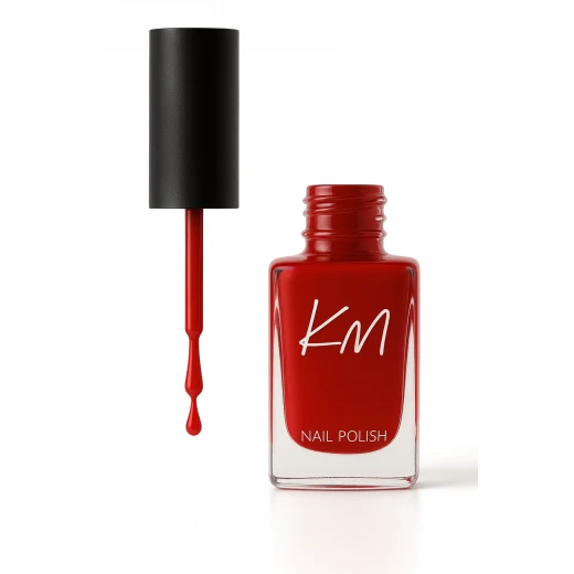 طلاء أظافر KM رقم 134 لمعان يدوم طويلاً وتغطية مثالية لجمال يدوم 12 مل