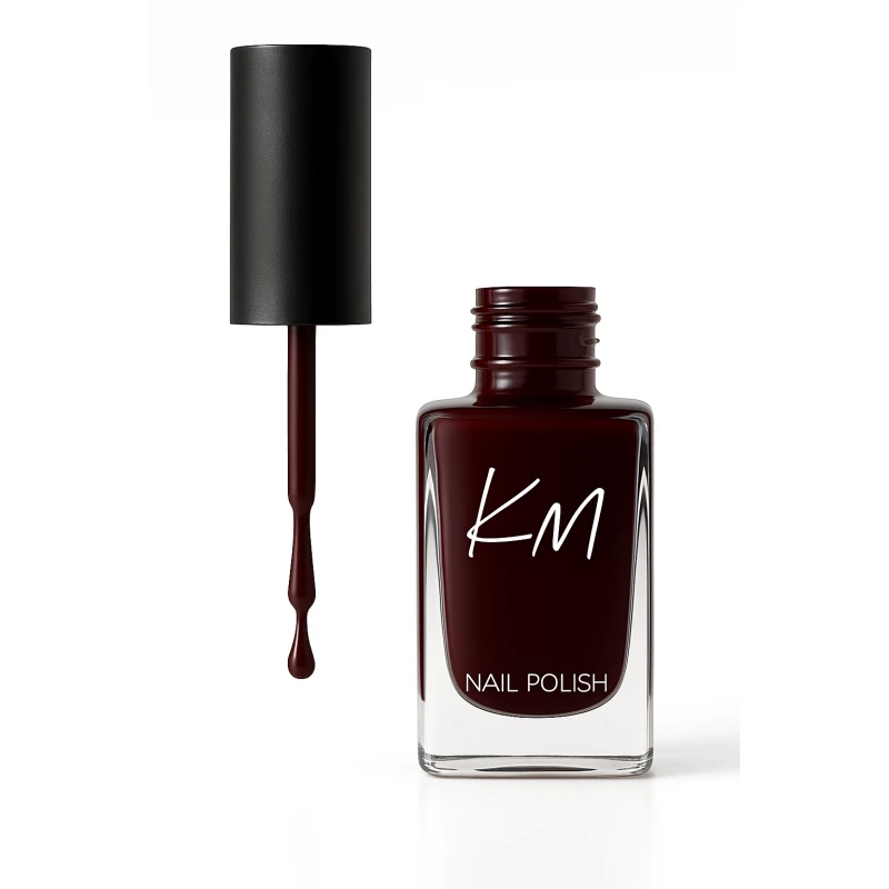 KM Long Lasting Nail Polish No 139 Vibrant Color Manicure Finish 12ml for Women - Km