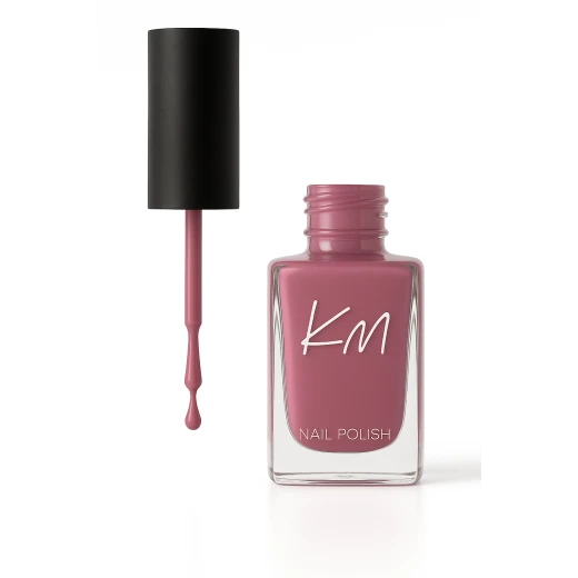 KM Nail Polish No 155 Long Lasting Shine 12ml for Flawless Manicure Vibrant Color and Coverage
