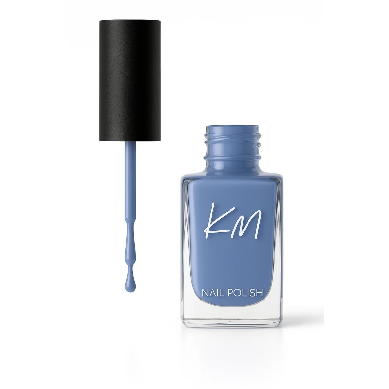 KM Nail Polish Shade 156 Brilliant Shine Long Lasting Manicure 12ml Expressive Nail Color - Km
