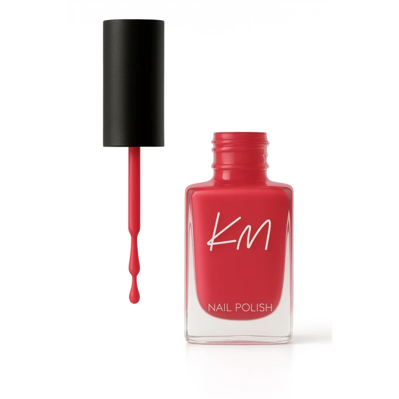 طلاء أظافر KM Long Lasting Shine رقم 158 أساسي للمانيكير بلمسة نهائية خالية من العيوب 12 مل - Km