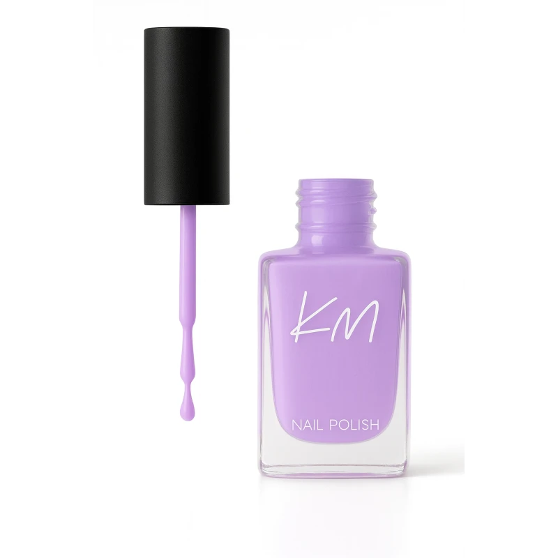 KM Nail Polish No 168 Long Lasting Shine 12 ml Expressive Manicure for Beautiful Nails - Km