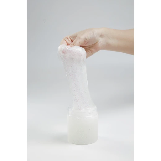 MamaSima White Glitter Slime - Mamasima - Image 4