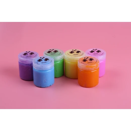 MamaSima Cloud Slime Snow Slime Texture 250ml Purple, Blue, Green, Yellow, Orange, Pink Hand-Made Stress-Relieving Fun - Mamasima - Image 6