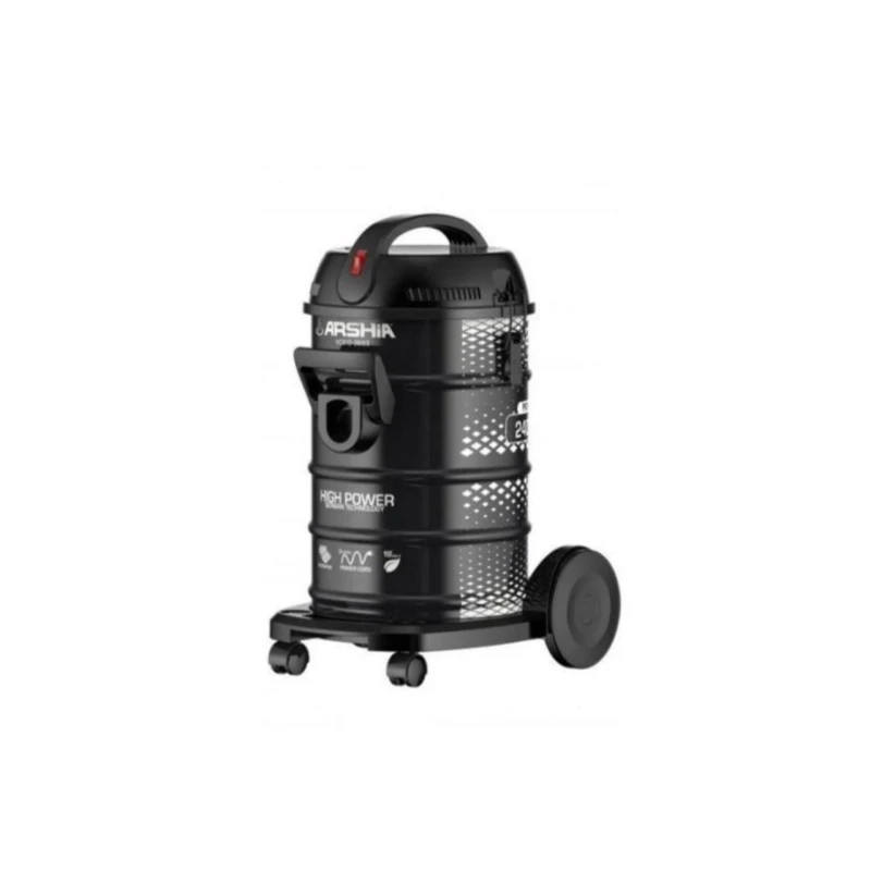Arshia 23L Cylinder Vacuum Cleaner – High Suction Power – Multi-Stage Filtration System – Durable Metal Body – Ideal for Home and Office Cleaning - Arshia
