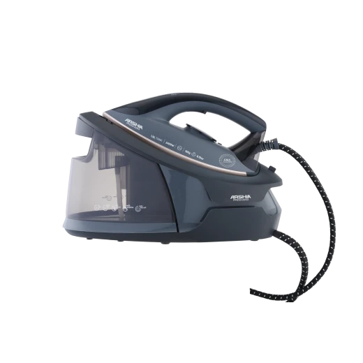 Arshia Professional Steam Iron – Model 3263 – 2400W Power – 6.5 Bar Steam Pressure – 1.5L Large Water Tank – Auto Shut-Off Safety Feature Arshia Professional Steam Iron – Model 3263 – 2400W Power – 6.5 Bar Steam Pressure – 1.5L Large Water Tank – Auto Shut-Off Safety Feature