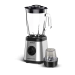 Arshia Electric Blender 3448, 600W Power, 1.5L Glass Bowl, Stainless Steel Blades, Elegant Design, Easy to Use and Clean - Arshia