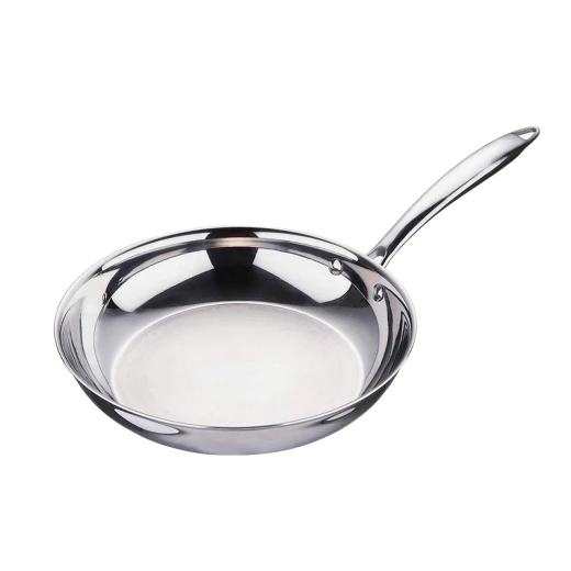 Arshia 24cm Tri-Ply Stainless Steel Fry Pan – Three-Layer Construction with Aluminum Core – Even Heat Distribution – Durable Rust-Resistant Body – Precise Temperature Control – Ideal for Everyday and Professional Cooking Arshia 24cm Tri-Ply Stainless Steel Fry Pan – Three-Layer Construction with Aluminum Core – Even Heat Distribution – Durable Rust-Resistant Body – Precise Temperature Control – Ideal for Everyday and Professional Cooking