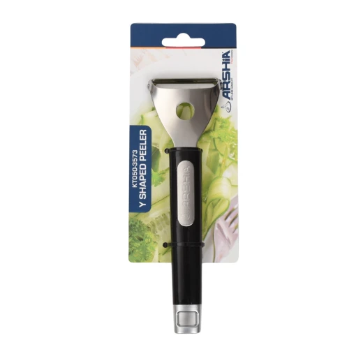 Arshia Y Shaped Fruit and Vegetable Peeler with Ultra-Sharp Stainless Steel Blade, Ergonomic Non-Slip Handle, and Balanced Design for Precise and Fast Everyday Peeling - Arshia - Image 2