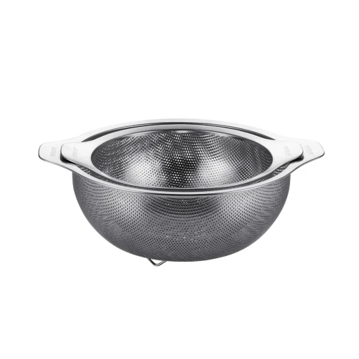 Arshia 2-Piece Stainless Steel Colander Set with Fine Drainage Holes, Sturdy Base, and Side Handles for Efficient Draining of Pasta, Vegetables, Fruits, and More - Arshia - Image 3