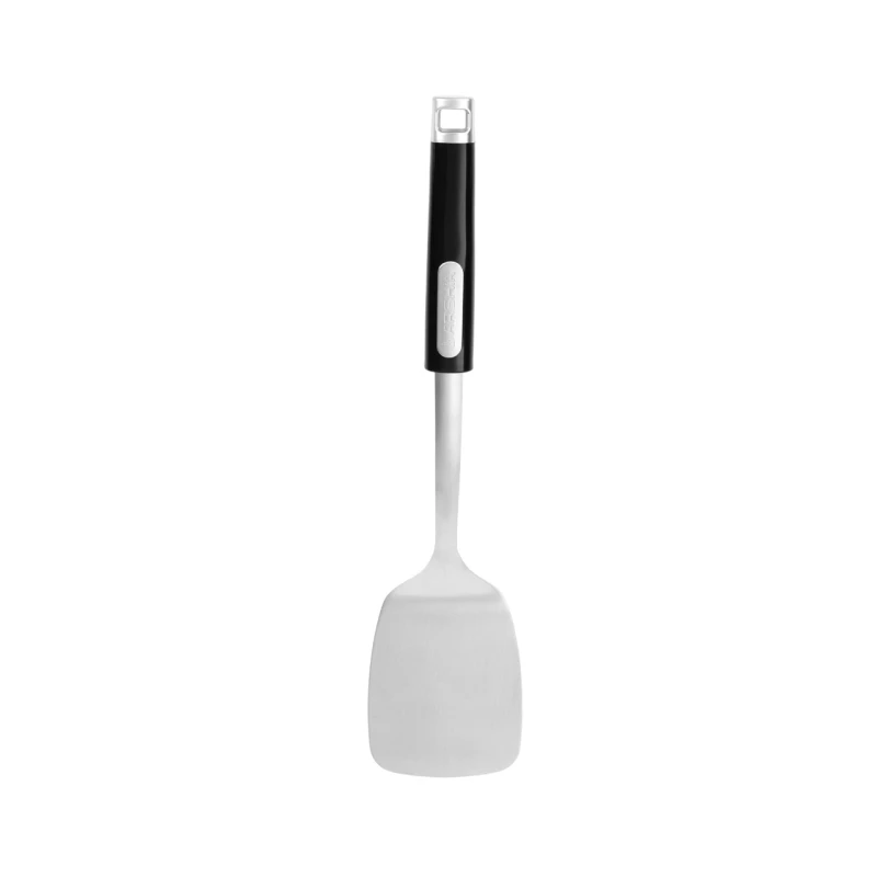 Arshia Stainless Steel Utensil – Turner – Durable Stainless Steel Head + Comfortable Non‑Slip Handle + Chrome‑Plated Easy‑Clean Surface + Ideal for Flipping, Lifting  Serving Everyday Dishes - Arshia