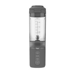 Flugel VitaGo Portable Blender (gray) – 180 W Motor + Rechargeable Battery + 600 ml BPA‑Free Tritan Cup + USB‑C Fast Charging + Multi‑Blade Stainless Steel System + Portable Design for Travel, Home  Gym
