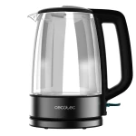Cecotec ThermoSense 340 Clear — 2200W Electric Kettle, 1.7L Borosilicate Glass, LED Light, 360° Base, Auto Shut-Off - Cecotec
