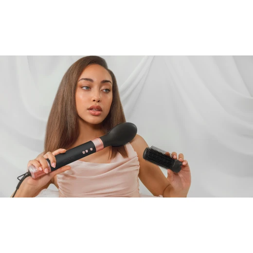 Cecotec CeramicCare AirGlam Black 14-in-1 Hair Styler 1400W, 110000 RPM Digital Brushless Motor, Coanda Technology, Ceramic & Keratin Coating, 14 Styling Heads, 3 Heat and 3 Speed Settings, Cold Air, Self-Cleaning Function, Luxury Storage Case - Cecotec - Image 5