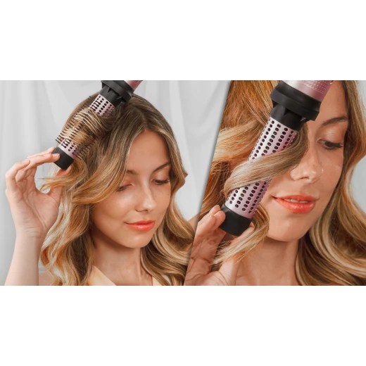 Cecotec CeramicCare AirGlam Black 14-in-1 Hair Styler 1400W, 110000 RPM Digital Brushless Motor, Coanda Technology, Ceramic & Keratin Coating, 14 Styling Heads, 3 Heat and 3 Speed Settings, Cold Air, Self-Cleaning Function, Luxury Storage Case - Cecotec - Image 8