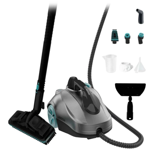 Cecotec HydroSteam 2000 EasyHome Max – Multi-purpose Canister Steam Cleaner, 2000 W, 5 Bar Pressure, XXL 2 L Tank, 16 Accessories Cecotec HydroSteam 2000 EasyHome Max – Multi-purpose Canister Steam Cleaner, 2000 W, 5 Bar Pressure, XXL 2 L Tank, 16 Accessories