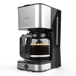 Cecotec Coffee 66 Heat — 950W Drip Coffee Machine, ExtremeAroma Technology for Intense Flavor, 1.5L Heatproof & Shock-Resistant Glass Jug (up to 12 Cups), Permanent Filter with Anti-Drip System, Keep-Warm & Auto-Off Functions - Cecotec