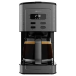 ماكينة تحضير القهوة الرقمية Cecotec Coffee 56 Time، بقوة 800 واط، وتقنية ExtremeAroma، وإبريق زجاجي مقاوم للحرارة سعة 1.3 لتر (12 كوبًا) - سيكوتك