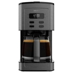 ماكينة تحضير القهوة الرقمية Cecotec Coffee 56 Time، بقوة 800 واط، وتقنية ExtremeAroma، وإبريق زجاجي مقاوم للحرارة سعة 1.3 لتر (12 كوبًا)