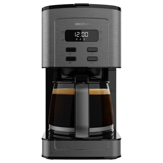 ماكينة تحضير القهوة الرقمية Cecotec Coffee 56 Time، بقوة 800 واط، وتقنية ExtremeAroma، وإبريق زجاجي مقاوم للحرارة سعة 1.3 لتر (12 كوبًا) ماكينة تحضير القهوة الرقمية Cecotec Coffee 56 Time، بقوة 800 واط، وتقنية ExtremeAroma، وإبريق زجاجي مقاوم للحرارة سعة 1.3 لتر (12 كوبًا)