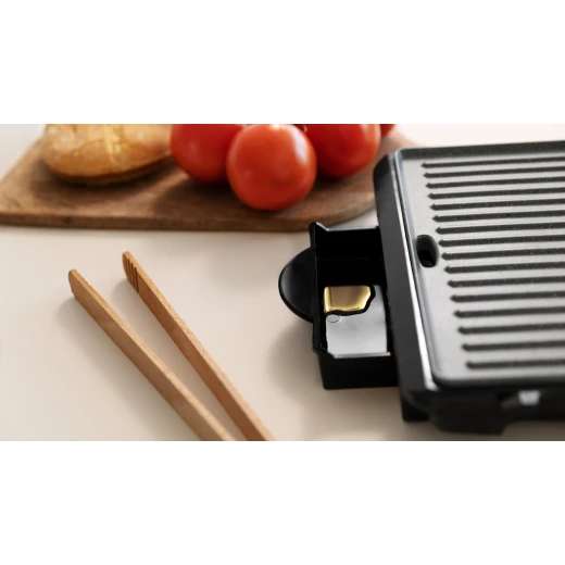 Cecotec Rock’NGrill Dark 1000 Electric Grill — 1000W, RockStone Non-Stick Coating, Floating Lid - Cecotec - Image 6