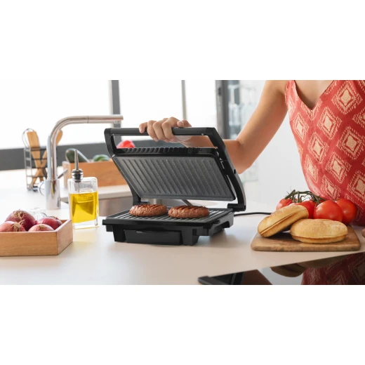 Cecotec Rock’NGrill Dark 1000 Electric Grill — 1000W, RockStone Non-Stick Coating, Floating Lid - Cecotec - Image 9