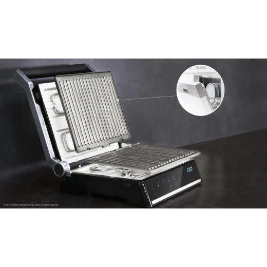 Cecotec Rock’NGrill Smart — 2000W Electric Grill, AutoCook Technology, Removable RockStone Plates, 180° Opening - Cecotec - Image 7