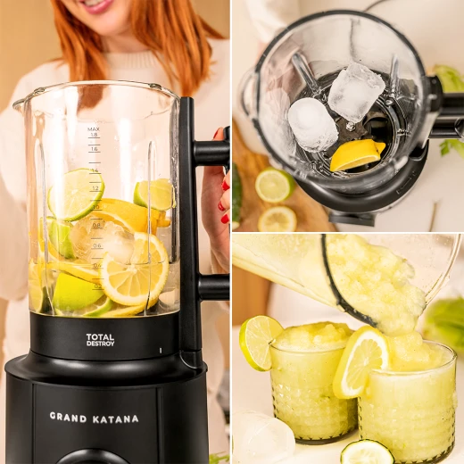 Cecotec Grand Katana 2700MAX Total Destroy Screen B High-Performance Blender with 2700 W Max Power, Total Destroy Reverse Blade Technology, 8 Black Titanium Blades, Digital Control Screen - Cecotec - Image 10