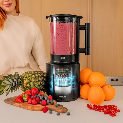 Cecotec Grand Katana 2700MAX Total Destroy Screen B High-Performance Blender with 2700 W Max Power, Total Destroy Reverse Blade Technology, 8 Black Titanium Blades, Digital Control Screen - Cecotec - Image 9