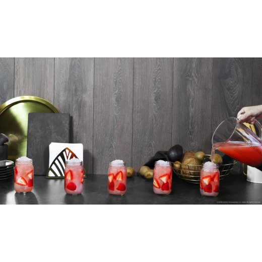 Cecotec Power Black Titanium 2500MAX Smart — American-Style Jug Blender, 2500 W Motor, 6 Black Titanium-Coated Blades, 1.8 L Heat-Resistant Glass Jar, 3 Automatic Programs (Smoothie, Ice Crush, AutoClean), Multi-Speed with Turbo, Stainless Steel Finish - Cecotec - Image 2