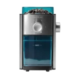 Cecotec SteelMill 2000 Adjust — 150W Electric Coffee Grinder, Stainless Steel Design, Flat Grindstone System, 17 Adjustable Grinding Levels, 250 g Bean Hopper, Ground Coffee Container, Cleaning Brush, Dishwasher-Safe Parts - Cecotec