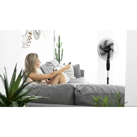 Cecotec EnergySilence 620 MaxFlow Smart Pedestal Fan 70W, Copper Motor, 45cm Diameter, 6 Blades, 3 Speeds, 3 Modes, 75° Oscillation, LED Display and 7.5H Timer - Cecotec - Image 3