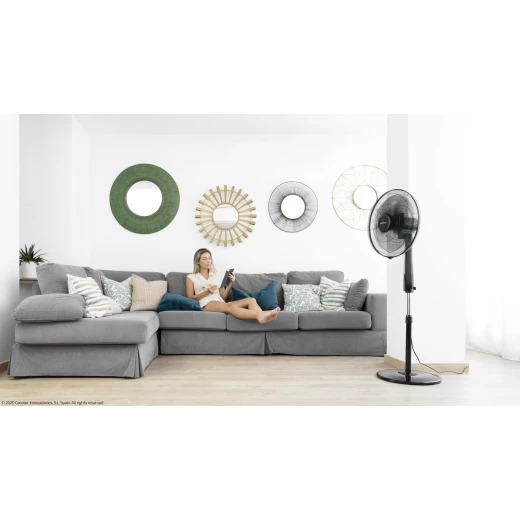 Cecotec EnergySilence 620 MaxFlow Smart Pedestal Fan 70W, Copper Motor, 45cm Diameter, 6 Blades, 3 Speeds, 3 Modes, 75° Oscillation, LED Display and 7.5H Timer - Cecotec - Image 4
