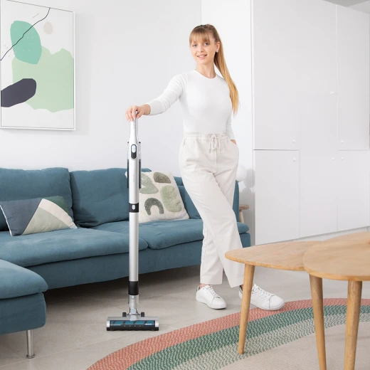 Cecotec Scoba 2100 Jalisco Cordless Vertical Vacuum Cleaner 2-in-1, 210 W Digital Brushless Motor, 20 kPa Suction Power, Jalisco Multi-Surface Brush, Up to 45 min Runtime, Eco and Turbo Modes, Multi-Phasic Cyclonic System - Cecotec - Image 5
