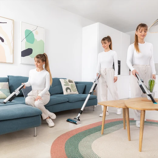Cecotec Scoba 2100 Jalisco Cordless Vertical Vacuum Cleaner 2-in-1, 210 W Digital Brushless Motor, 20 kPa Suction Power, Jalisco Multi-Surface Brush, Up to 45 min Runtime, Eco and Turbo Modes, Multi-Phasic Cyclonic System - Cecotec - Image 7