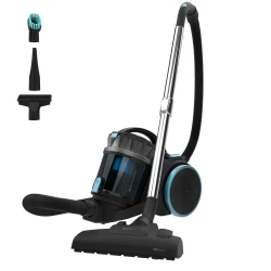 Cecotec Conga Rockstar Multicyclonic XXL – 800W Canister Vacuum Cleaner Bagless Multi-Cyclonic | 4L Tank | Telescopic Tube & 3 Accessories