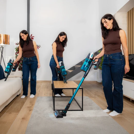 Cecotec Conga Rockstar 1500 Horizon Genesis XL Cordless Vertical Vacuum Cleaner 215 W Suction Power, Dual Parallel Cyclonic System, Dual Multi-Surface Brush, 25.2 V Lithium - Cecotec - Image 2