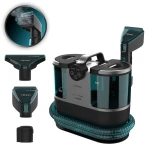 Cecotec Conga 7000 Carpet & Spot Clean Steam XXL — 1700W Upholstery & Carpet Cleaner with Steam, Dual Tanks (1600 ml Clean Water + 950 ml Dirty Water), Quick-Heating Steam & Multi-Accessory Kit - Cecotec