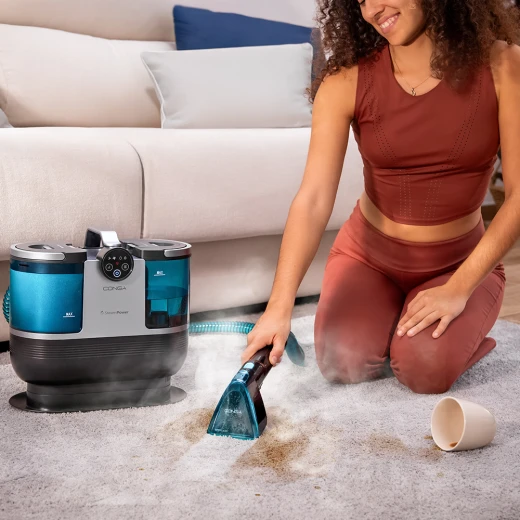 Cecotec Conga 7000 Carpet & Spot Clean Steam XXL — 1700W Upholstery & Carpet Cleaner with Steam, Dual Tanks (1600 ml Clean Water + 950 ml Dirty Water), Quick-Heating Steam & Multi-Accessory Kit - Cecotec - Image 6