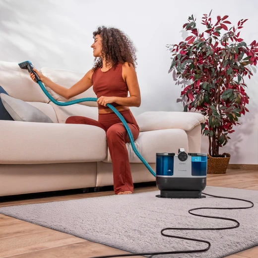 Cecotec Conga 7000 Carpet & Spot Clean Steam XXL — 1700W Upholstery & Carpet Cleaner with Steam, Dual Tanks (1600 ml Clean Water + 950 ml Dirty Water), Quick-Heating Steam & Multi-Accessory Kit - Cecotec - Image 5