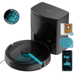 Cecotec Conga 9590 Spin Revolution Ultra Power Home – Robot Vacuum Cleaner Laser Navigation | 4-in-1: Vacuum, Sweep, Mop & Scrub | 10,000 Pa | Rotating Spin Mops | 240 Min Runtime - Cecotec