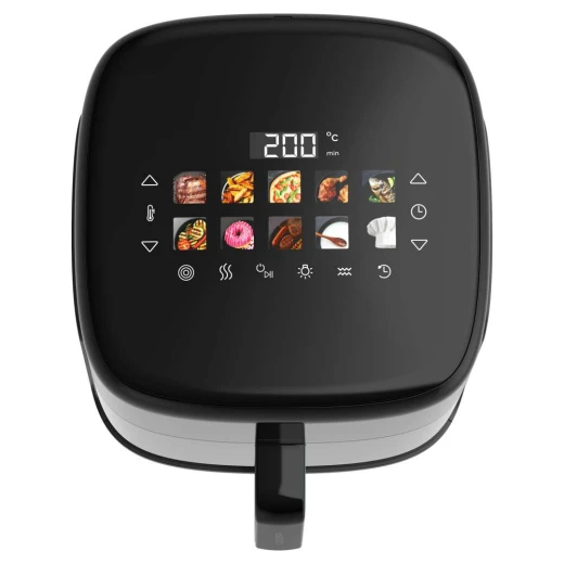 Cecotec Cecofry&Grill Smokin'Prime 6500 3-in-1 Air Fryer, Grill & Pizza Cooker 6.5L, 2200W, 3D Cooking Technology, Smoking Function and Touchscreen Control - Cecotec - Image 4