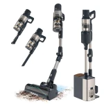 Cecotec Conga Rockstar 5500 Hurricane Station Flex Cordless Vacuum Cleaner – 700W, 220AW Suction, Self-Emptying Station, Anti-Tangle Brush & LED Light - Cecotec
