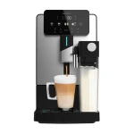 Cecotec Cremmaet Latte Art Fully Automatic Coffee Machine 1500W, 19 Bar Pressure, Thermoblock System, Built-in Conical Grinder with 5 Levels, 150g Bean Tank, 1.1L Water Tank, 400ml Milk Tank, 6 Beverages, Self-Cleaning, Customizable Settings - Cecotec