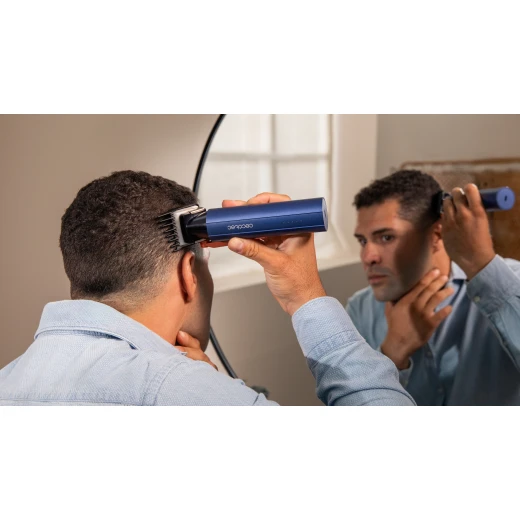 Cecotec PrecisionCare Expert Elite Professional Hair Clipper, Digital Brushless Motor 6700 rpm, 2 Speeds, Ceramic Precision Blades, Aluminium Housing, 6 Guide Combs, 0.8–2 mm Length Adjustment, 2-Hour Cordless Runtime, Travel Bag - Cecotec - Image 3