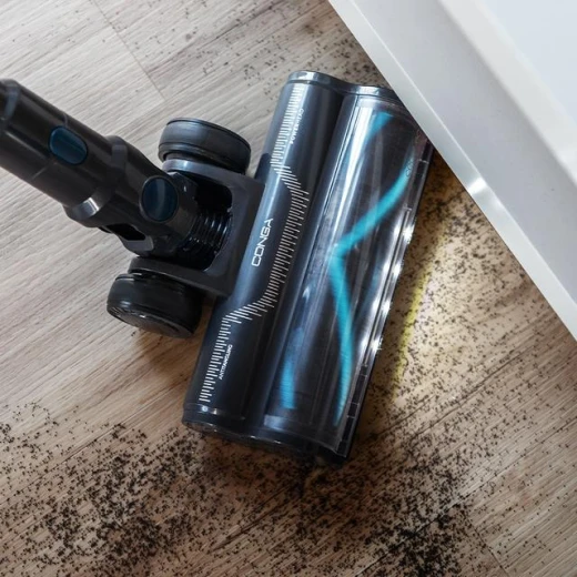 Cecotec Conga Rockstar RS50 X-Treme Cordless Vacuum Cleaner | 400W Powerful Motor, 120AW Suction, BLDC Technology, Cyclonic System | XL HairOut Brush, Removable Battery, LED Display & Multi-Cleaning Tools - Cecotec - Image 3