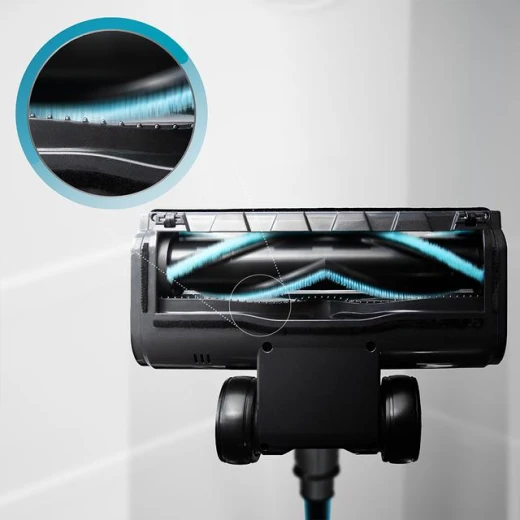 Cecotec Conga Rockstar RS50 X-Treme Cordless Vacuum Cleaner | 400W Powerful Motor, 120AW Suction, BLDC Technology, Cyclonic System | XL HairOut Brush, Removable Battery, LED Display & Multi-Cleaning Tools - Cecotec - Image 6