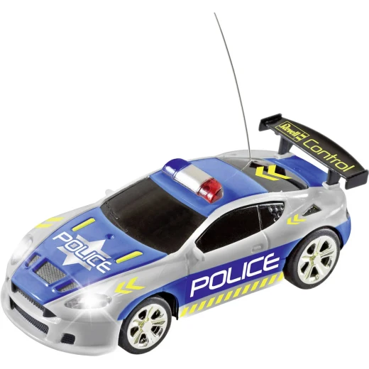 RC Mini Police Car in Can – Rechargeable (3+ Years) - Revell - Image 3